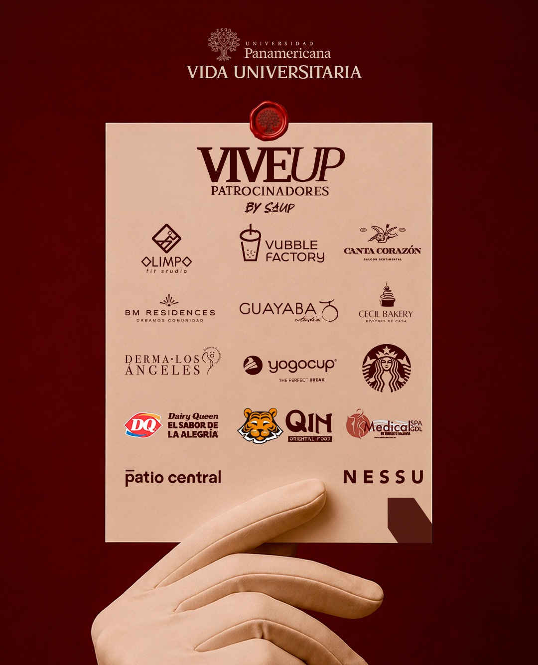 Patrocinadores VIVE UP 2026